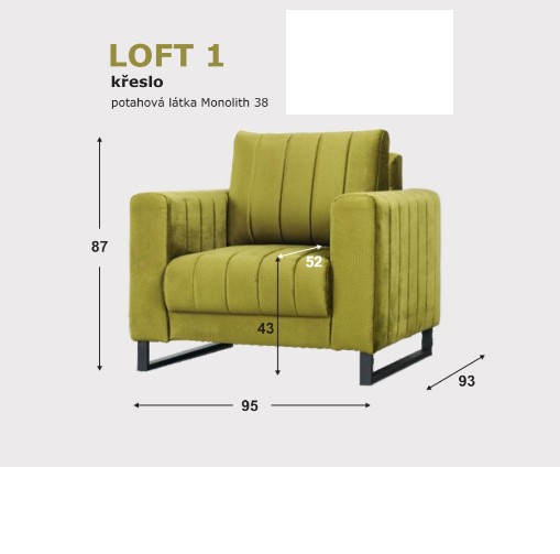Křeslo LOFT