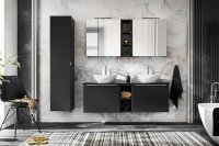 Koupelnová skříňka SANTA FEE ČERNÁ 83-01 - horní závěsná