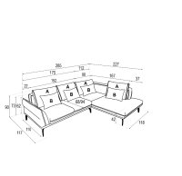 Sedací souprava CURYCH