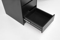 Toaletní stolek HOLLYWOOD XL ČERNÝ