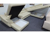 Kožená sedací souprava AVOLA do U