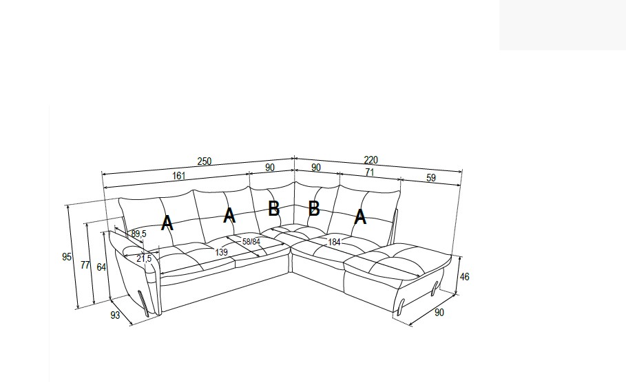 Sedací souprava ALMEIRA 2