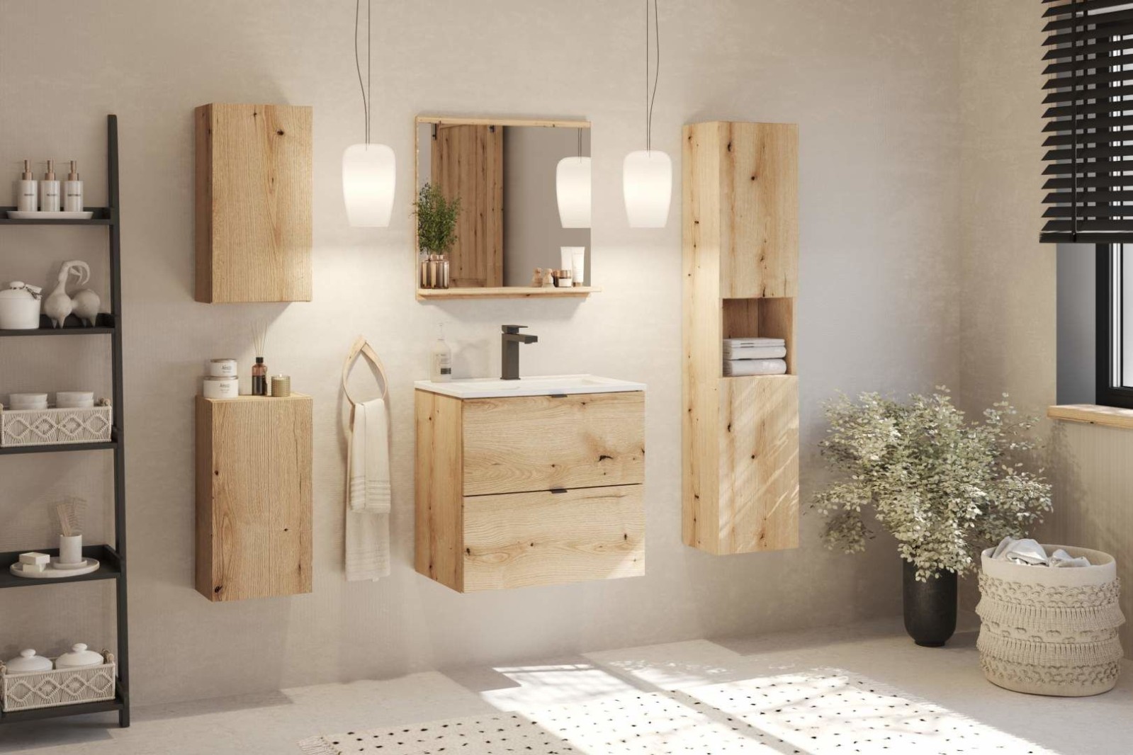 Koupelnová sestava NOVA DUB 140 II