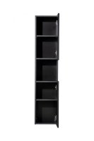 Koupelnová skříňka NOVA ČERNÁ 80-03 - vysoká