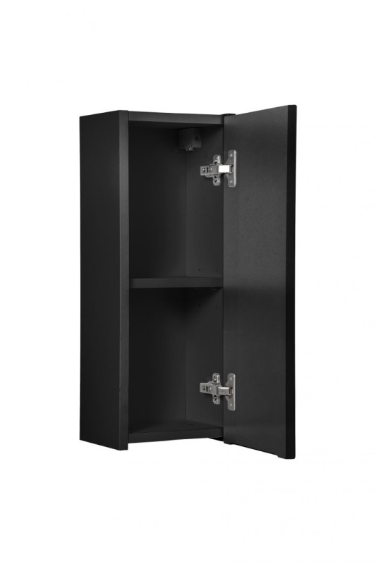 Koupelnová skříňka NOVA ČERNÁ  83-20 1D - závěsná