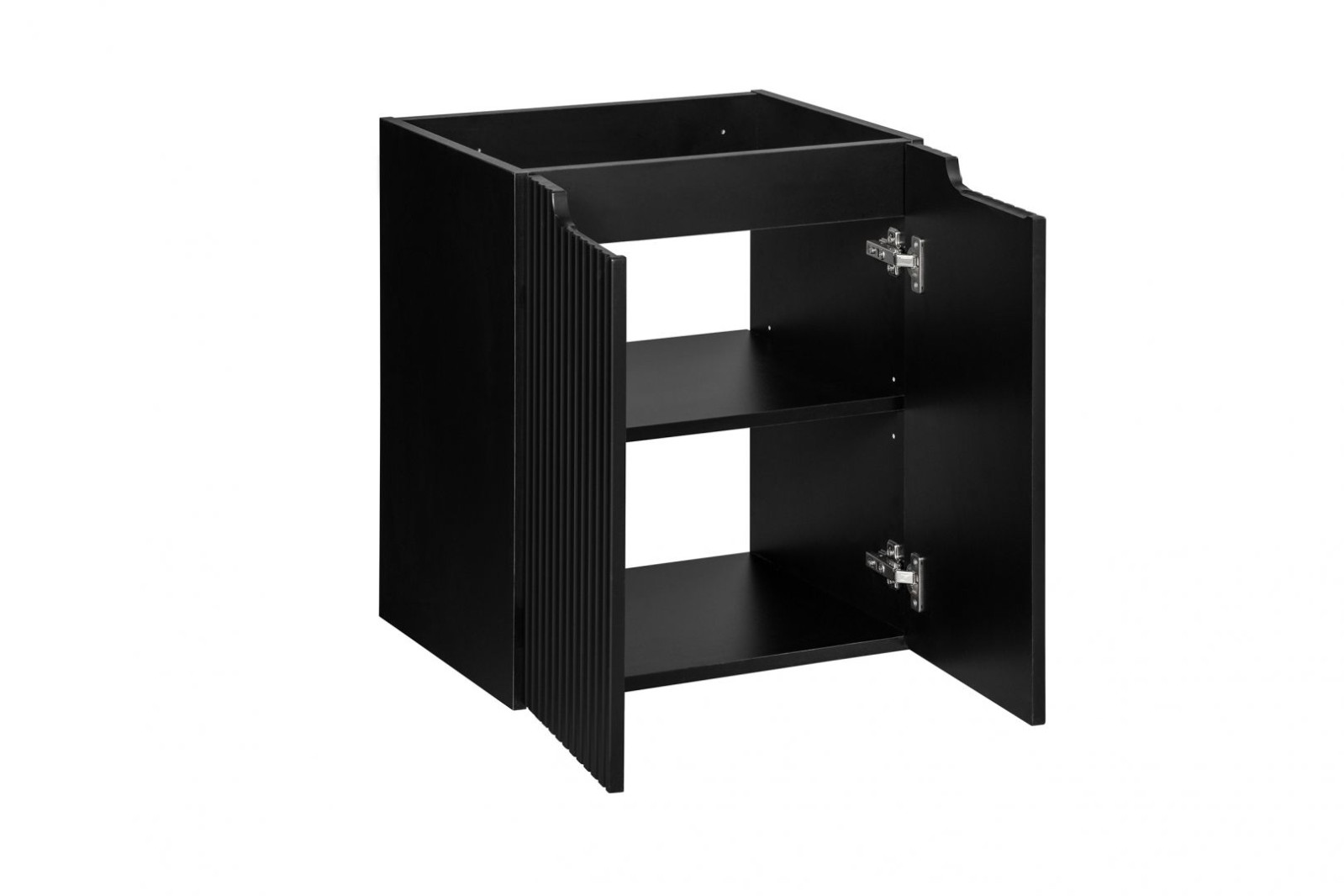 Koupelnová skříňka NOVA ČERNÁ 82-50 2D - pod umyvadlo 50