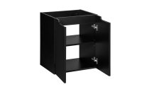 Koupelnová skříňka NOVA ČERNÁ 82-50 2D - pod umyvadlo 50