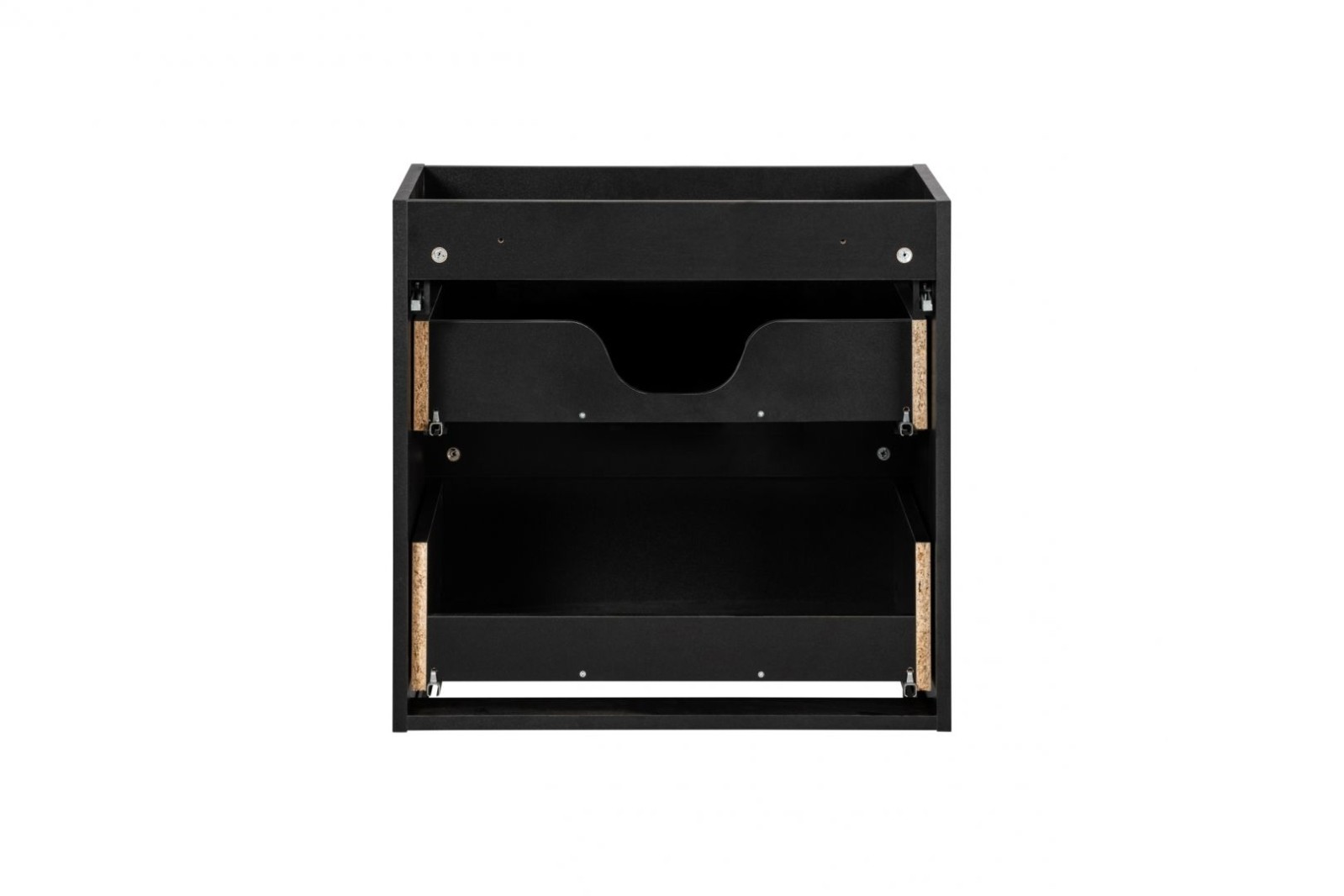 Koupelnová skříňka NOVA ČERNÁ 82-50 2S - pod umyvadlo 50