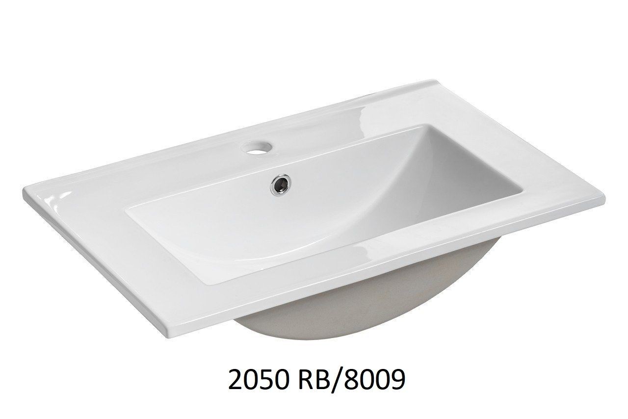 Koupelnová skříňka NOVA ČERNÁ 82-50 2S - pod umyvadlo 50