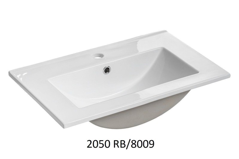 Koupelnová skříňka NOVA ČERNÁ 82-50 2S - pod umyvadlo 50