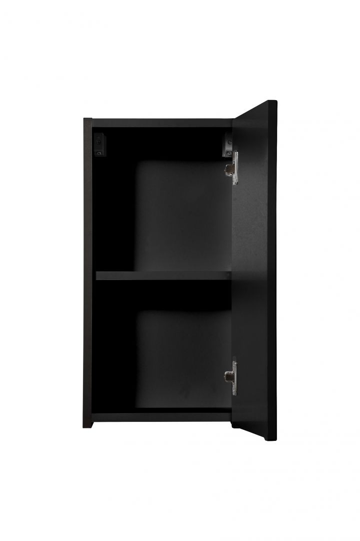 Koupelnová skříňka NOVA ČERNÁ  83-30 1D - závěsná