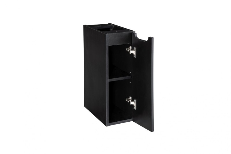 Koupelnová skříňka NOVA ČERNÁ 81-20 1D - závěsná spodní