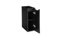 Koupelnová skříňka NOVA ČERNÁ 81-20 1D - závěsná spodní