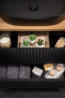 Koupelnová sestava NOVA ČERNÁ 170