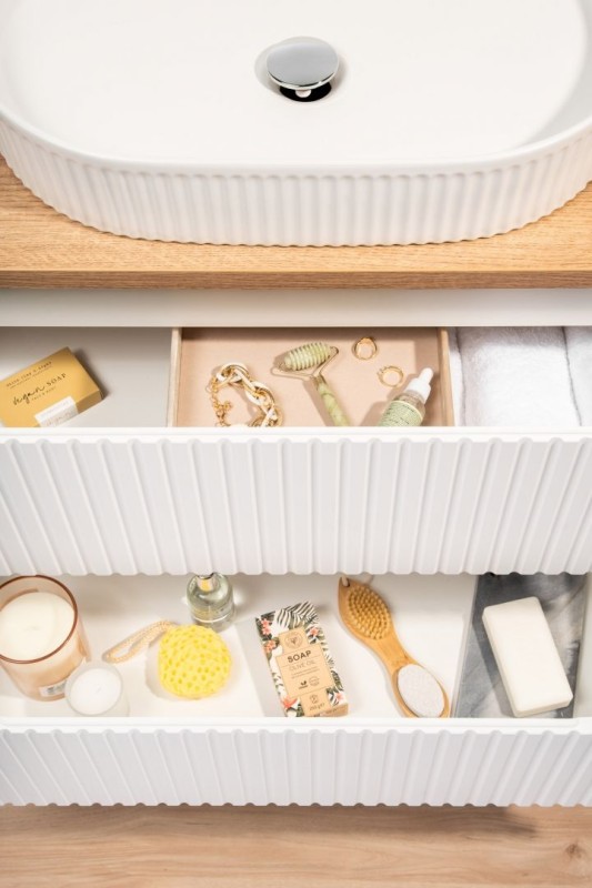 Koupelnová skříňka NOVA BÍLÁ 82-60 2S - pod umyvadlo 60