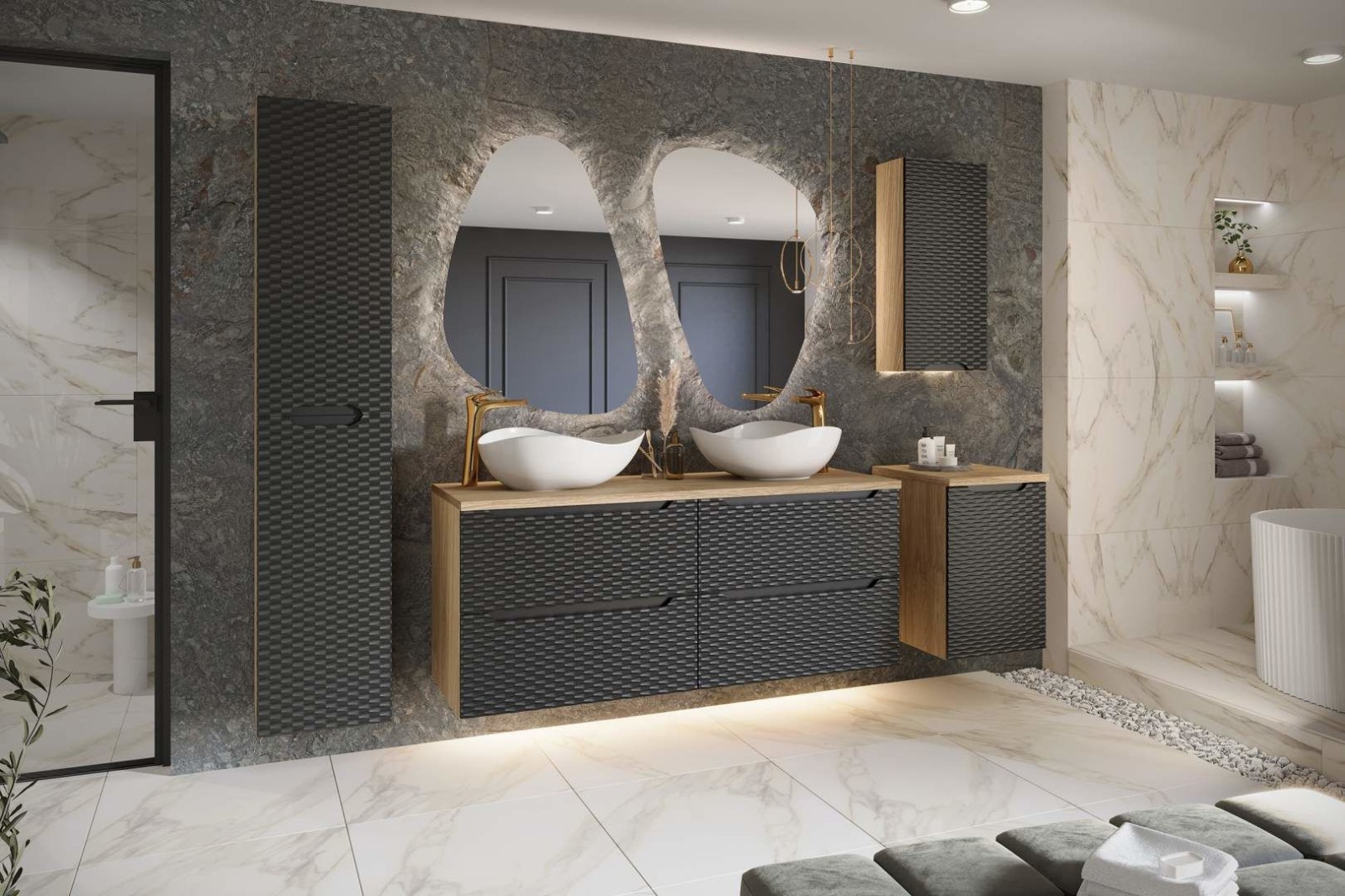 Koupelnové zrcadlo LED IMPALA