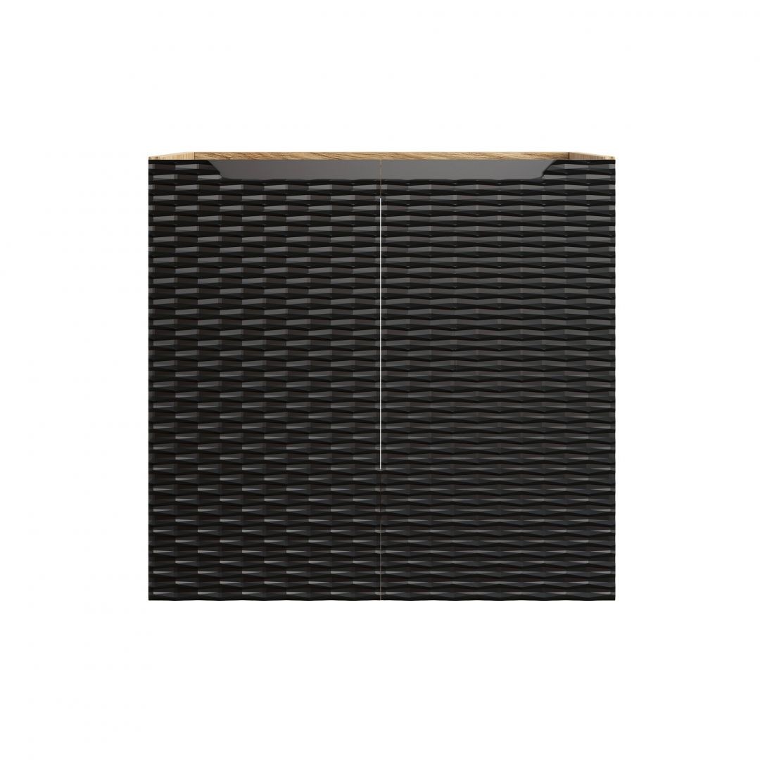 Koupelnová skříňka OCEAN ČERNÁ 82-60 2D - pod umyvadlo 60