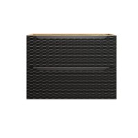 Koupelnová skříňka OCEAN ČERNÁ 82-80 2S - pod umyvadlo 80