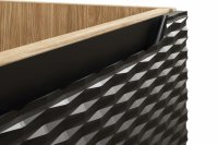 Koupelnová skříňka OCEAN ČERNÁ 82-120 2S - pod umyvadlo 120