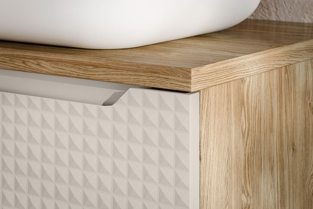 Koupelnová skříňka LUXOR BÉŽOVÁ 82-60 2S - pod umyvadlo 60