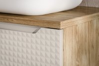 Koupelnová skříňka LUXOR BÉŽOVÁ 82-60 2S - pod umyvadlo 60