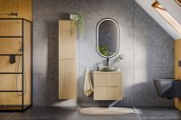 Koupelnová skříňka NORDIC 80-35-2D - vysoká