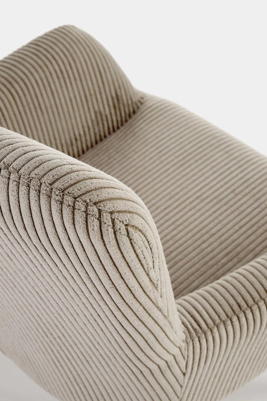 Křeslo, ušák AMARO šedá