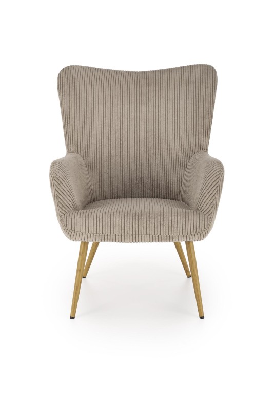 Křeslo, ušák AMARO šedá