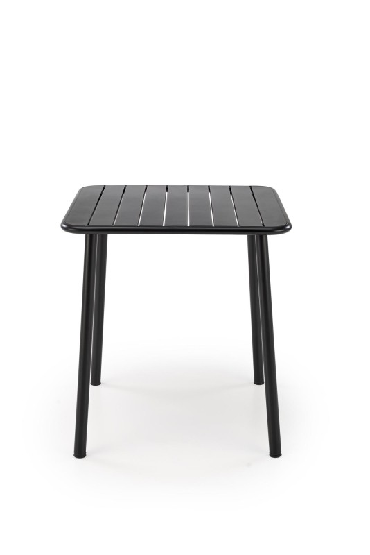Zahradní stůl čtvercový BOSCO černý