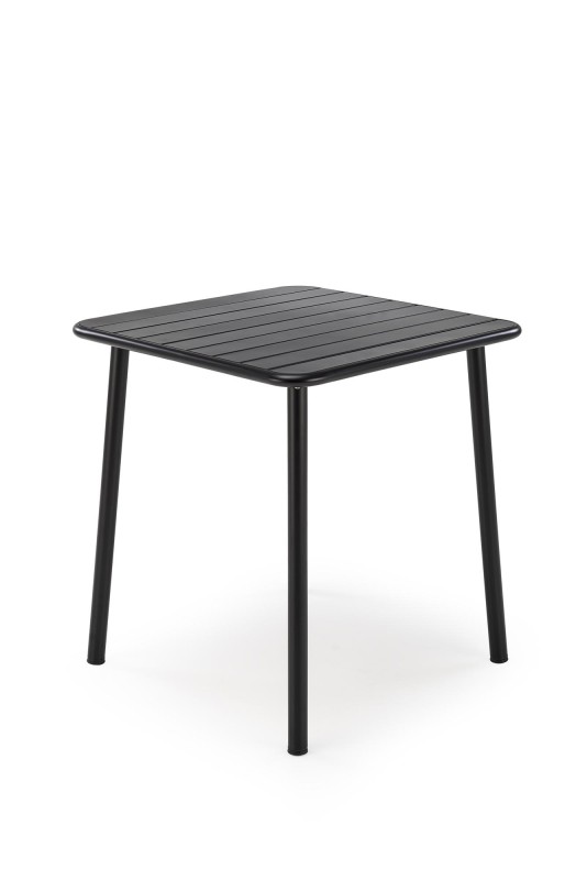 Zahradní stůl čtvercový BOSCO černý