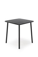 Zahradní stůl čtvercový BOSCO černý