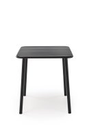 Zahradní stůl čtvercový BOSCO černý