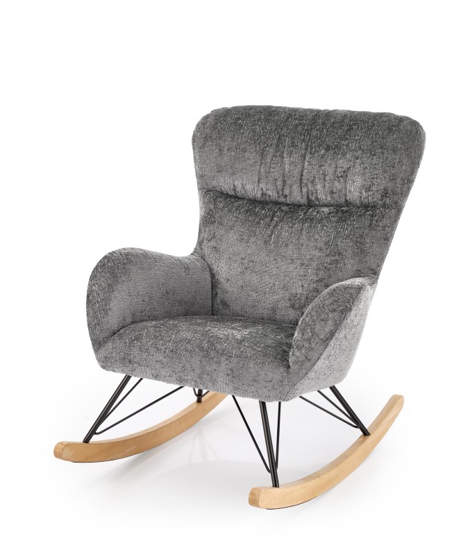 Houpací křeslo CASTRO šedá