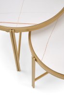 Set konferenčních stolků FATIMA  bílá