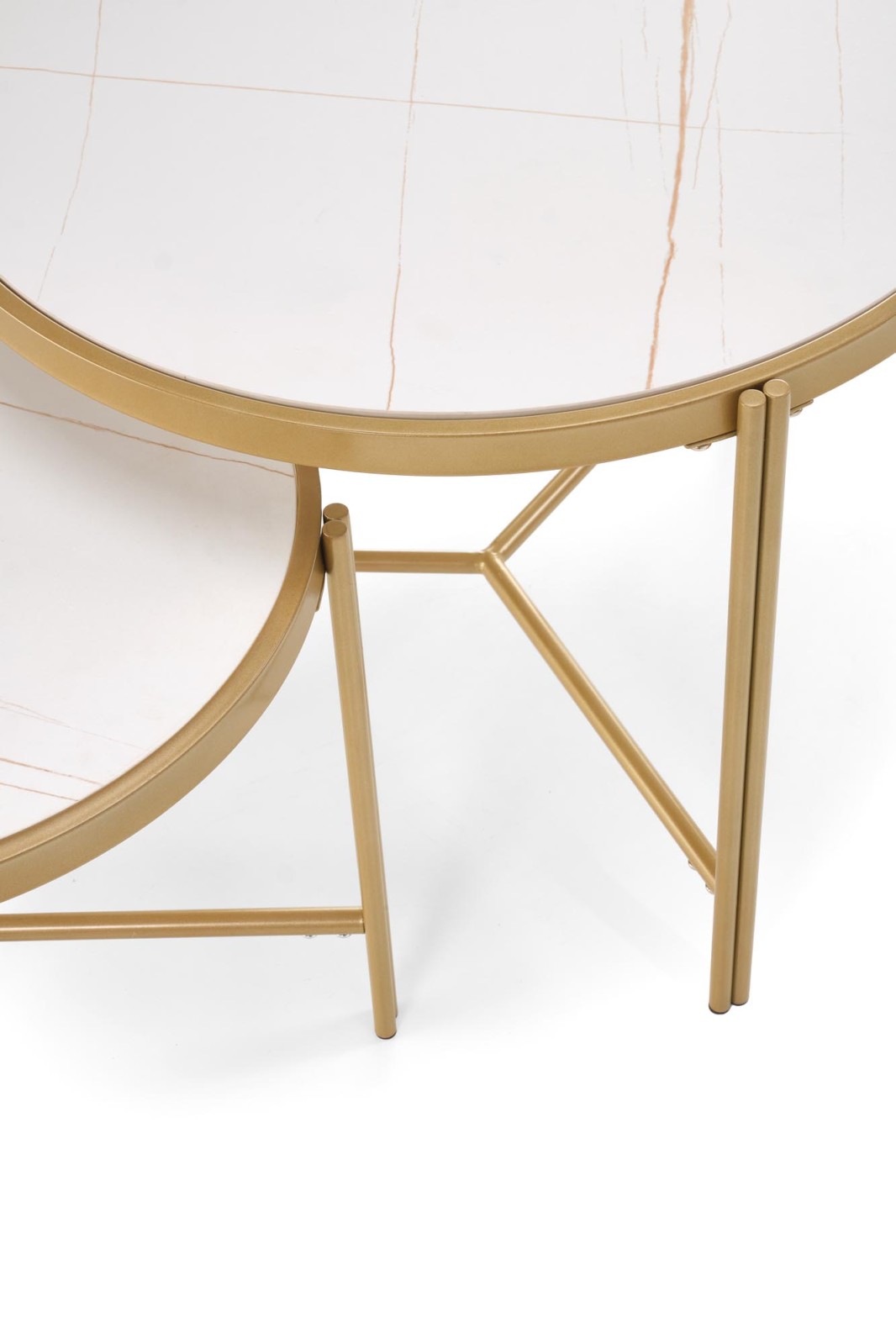 Set konferenčních stolků FATIMA  bílá