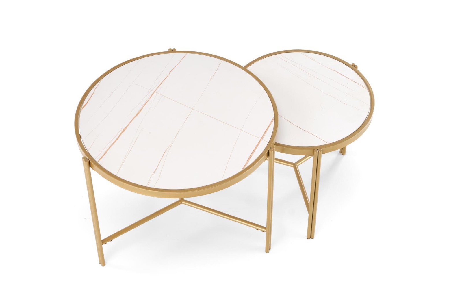 Set konferenčních stolků FATIMA  bílá