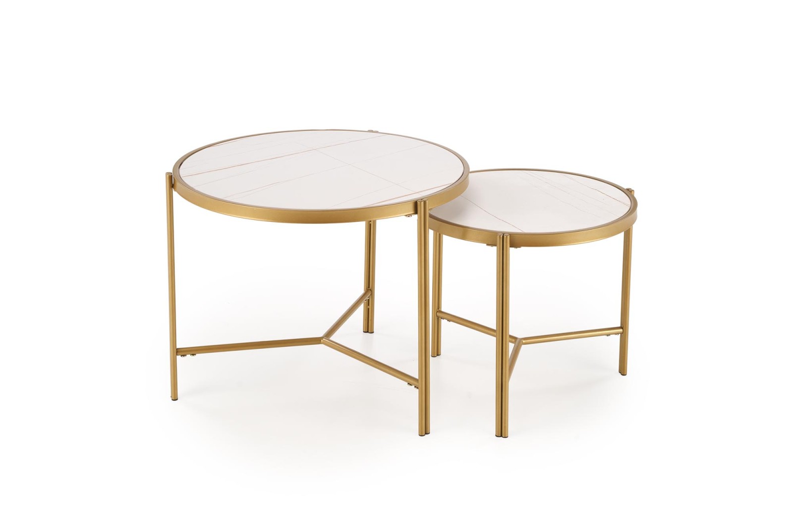 Set konferenčních stolků FATIMA  bílá