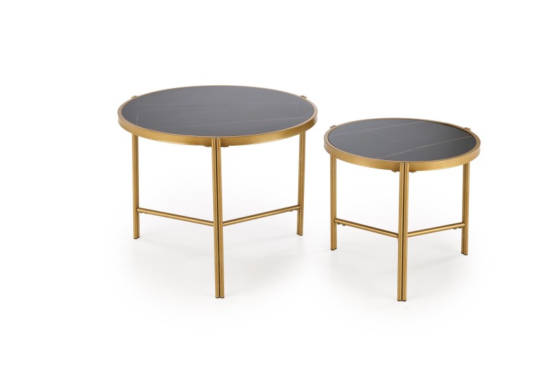 Set konferenčních stolků FATIMA  černá