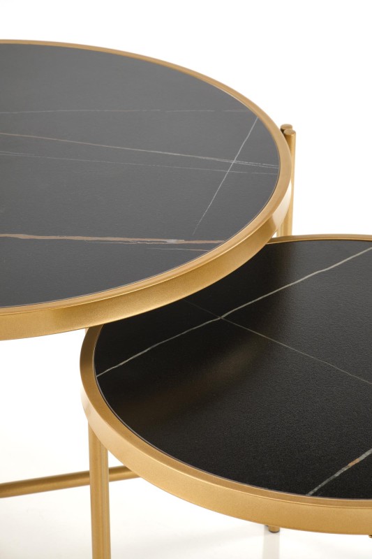 Set konferenčních stolků FATIMA  černá