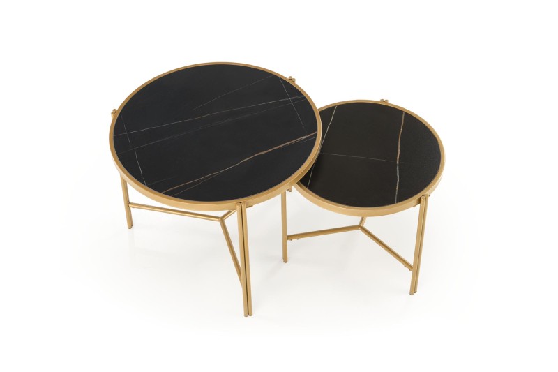 Set konferenčních stolků FATIMA  černá