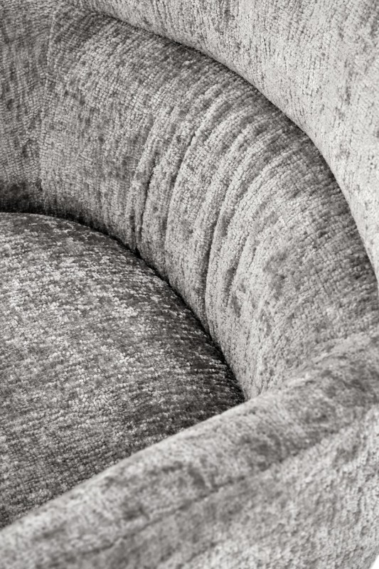 Křeslo, ušák FRANCO šedá