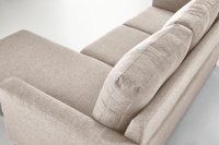 Pohovka s taburetem GERSON béžová