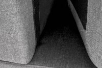 Pohovka s taburetem GERSON šedá