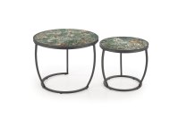 Set konferenčních stolků INES zelená