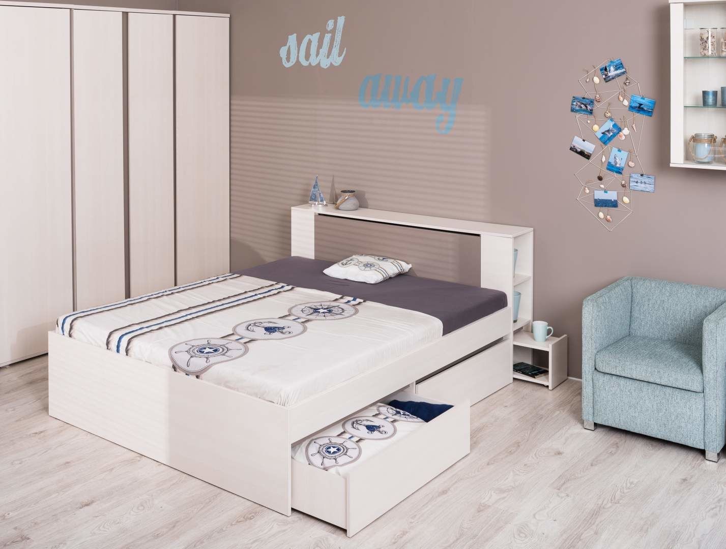 Manželská postel REA AMY 31/180