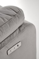 Relaxační křeslo LORIS šedá