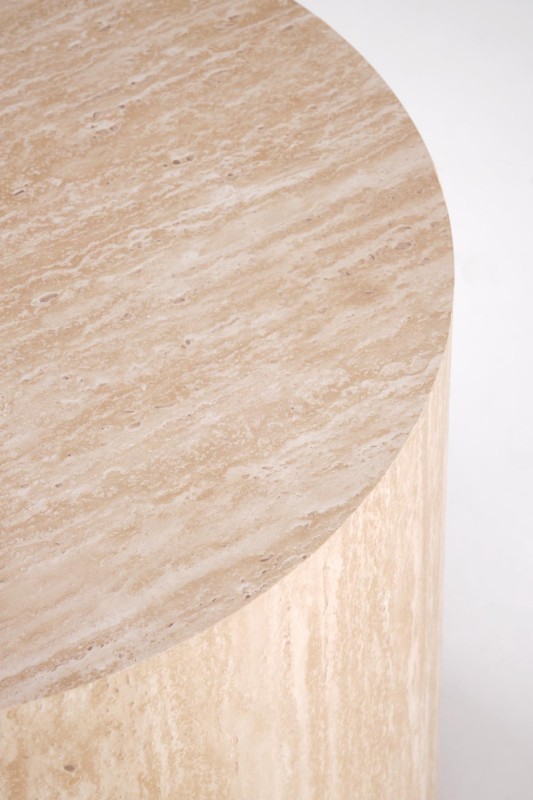 Konferenční stolek TRAVERTINO S kulatý