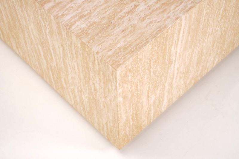 Konferenční stolek TRAVERTINO čtvercový