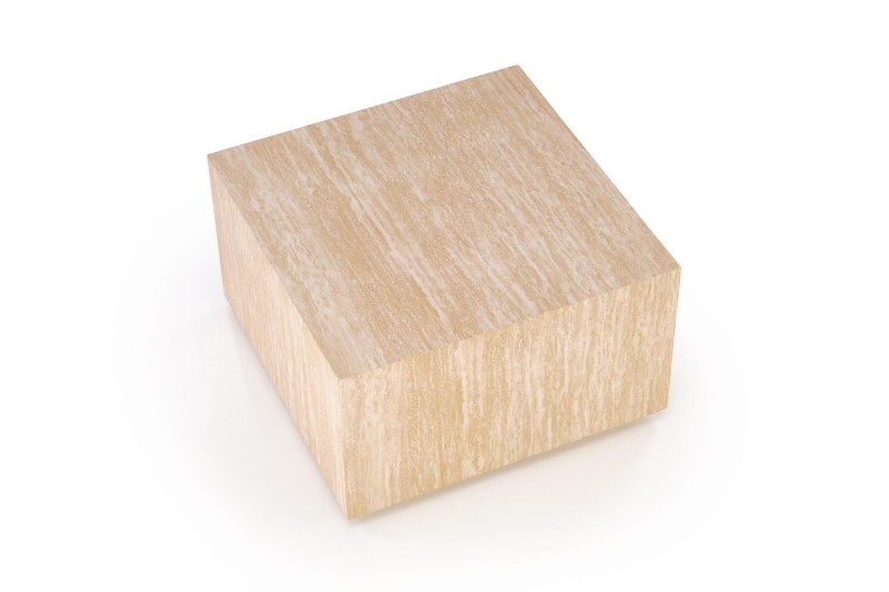 Konferenční stolek TRAVERTINO čtvercový