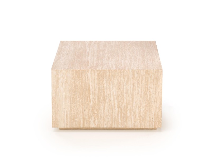 Konferenční stolek TRAVERTINO čtvercový